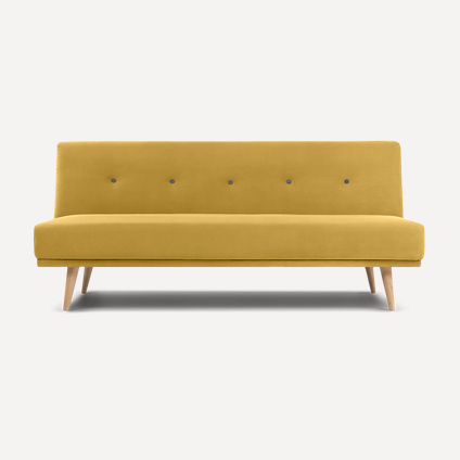 Диван прямой Виас Velvet Yellow