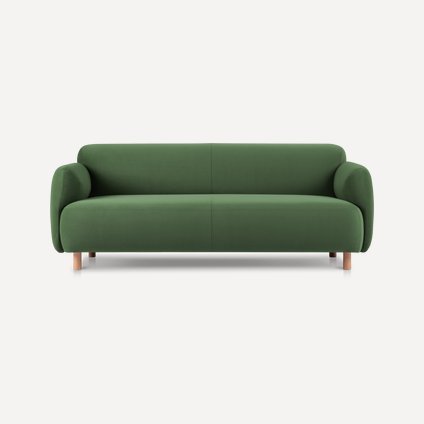 Диван прямой Пайпел-3 Velvet Olive