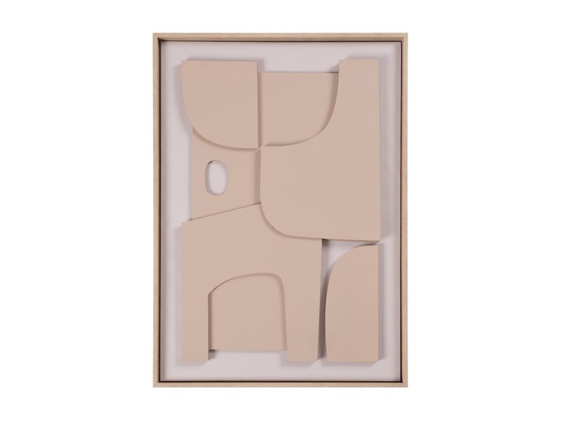 Картина Рельеф Коричневый 50x70