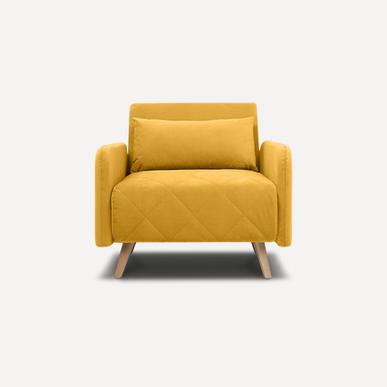 Кресло-кровать Кускен Velvet Yellow
