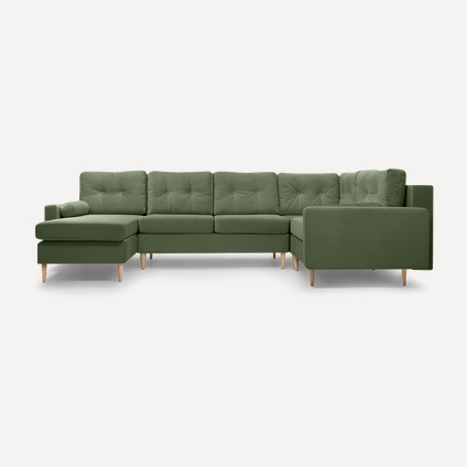 Модульный диван еврокнижка Динс-2 Velvet Olive