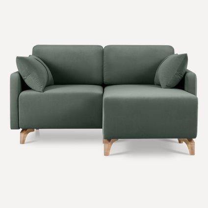 Диван угловой Льери Мини Velvet Olive