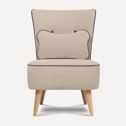 Кресло Стеос Velvet Beige