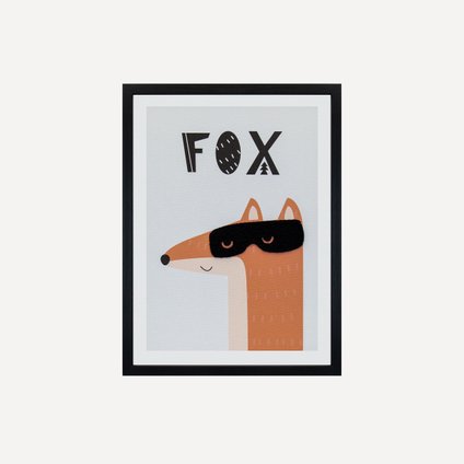 Постер детский Хироу Fox