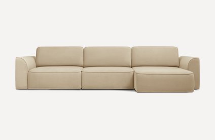 Диван угловой Спейс-2 Velvet Beige