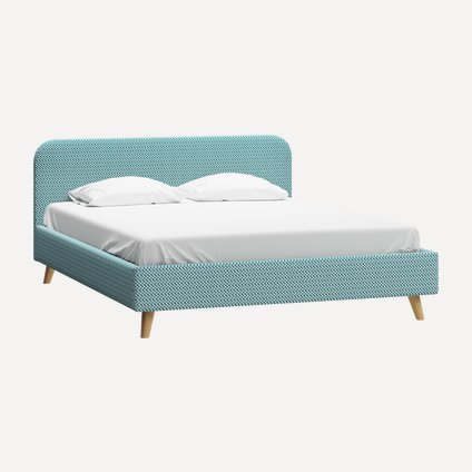 Кровать Лайтси 160 Lozenge Green