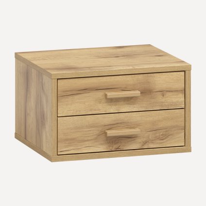 Тумба прикроватная подвесная Ивейн-9 Wood Simple Double