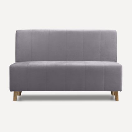 Диван прямой Илар Velvet Silver