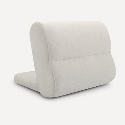 Подушка-спинка Альди-12 Bucle White