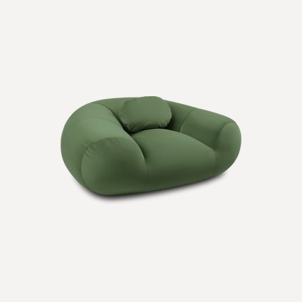 Пуф Тут Рядом Красавчик Мини Велюр Оливковый