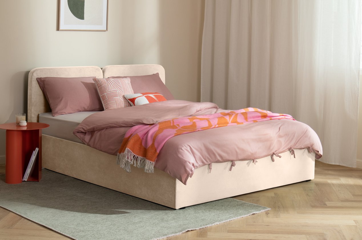 Кровать Вилена 140 Barhat Beige - фото 2