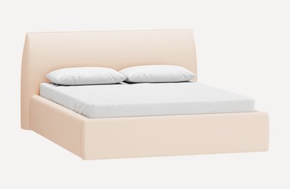 Кровать Агами 160 Barhat Beige
