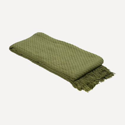Покрывало Эссеншэл-Waffle-Olive 230x250