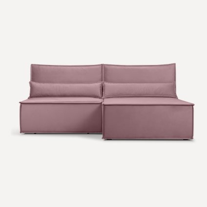 Диван угловой Стаус Velvet Pink