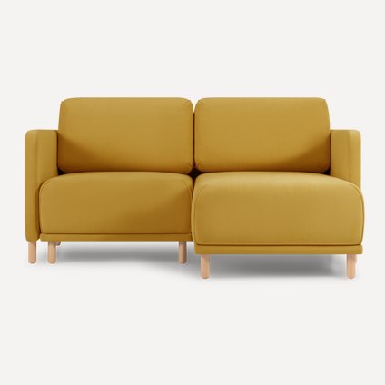 Диван угловой Нордика мини Velvet Yellow