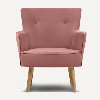 Кресло Чарли Velvet Pink