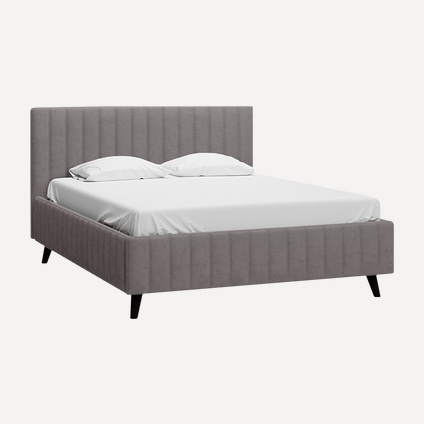 Кровать Маркфул 140 Velvet Grey