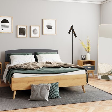 Спальня модульная Нордик-1 Dark