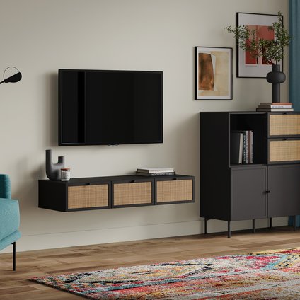 Модульная гостиная Бронте 1 Черный