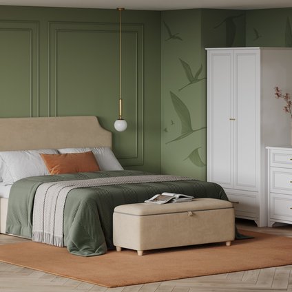 Спальня модульная Монтео-1 White