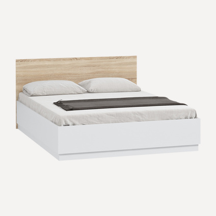 Кровать Стелла 160 Белый / Дуб Сонома