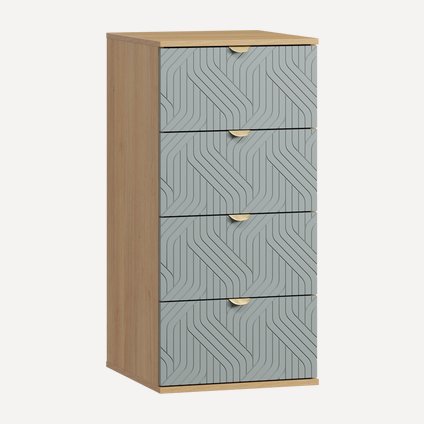 Комод Монблан-1 Fancy Mentol Oak