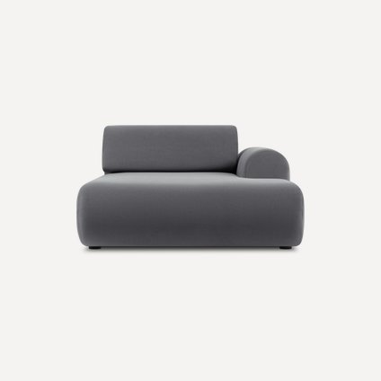 Канапе Маиль-1П Велюр Серый