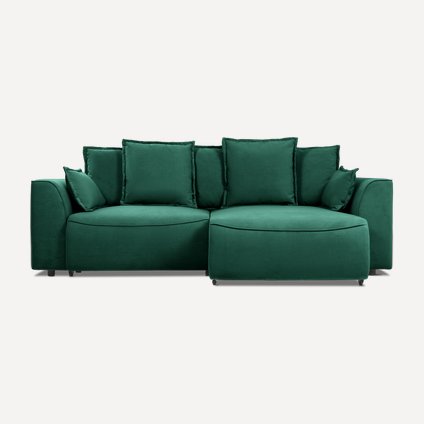 Диван угловой Напа Velvet Emerald