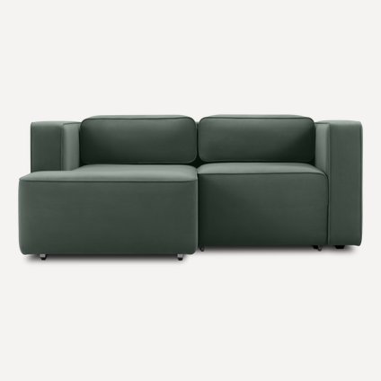 Диван угловой Аронт Мини Velvet Olive