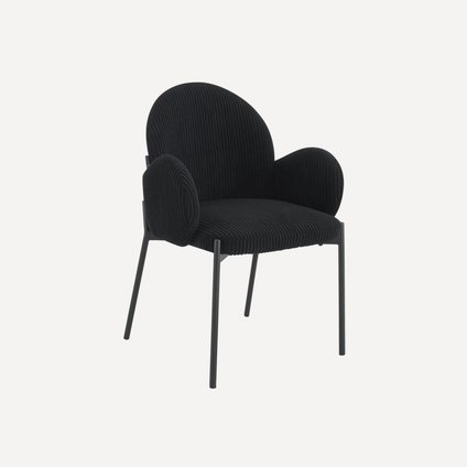 Стул Мейси Вельвет Черный уценка