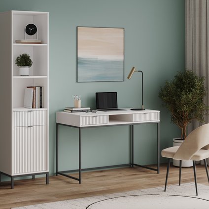 Модульный кабинет Трейвис 1 Белый/Черный