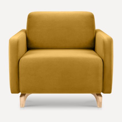Кресло-кровать Льери Мини Velvet Yellow