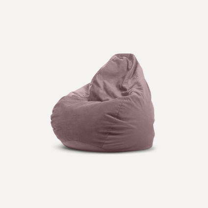 Кресло-мешок Рокси L Velvet Dusty Pink