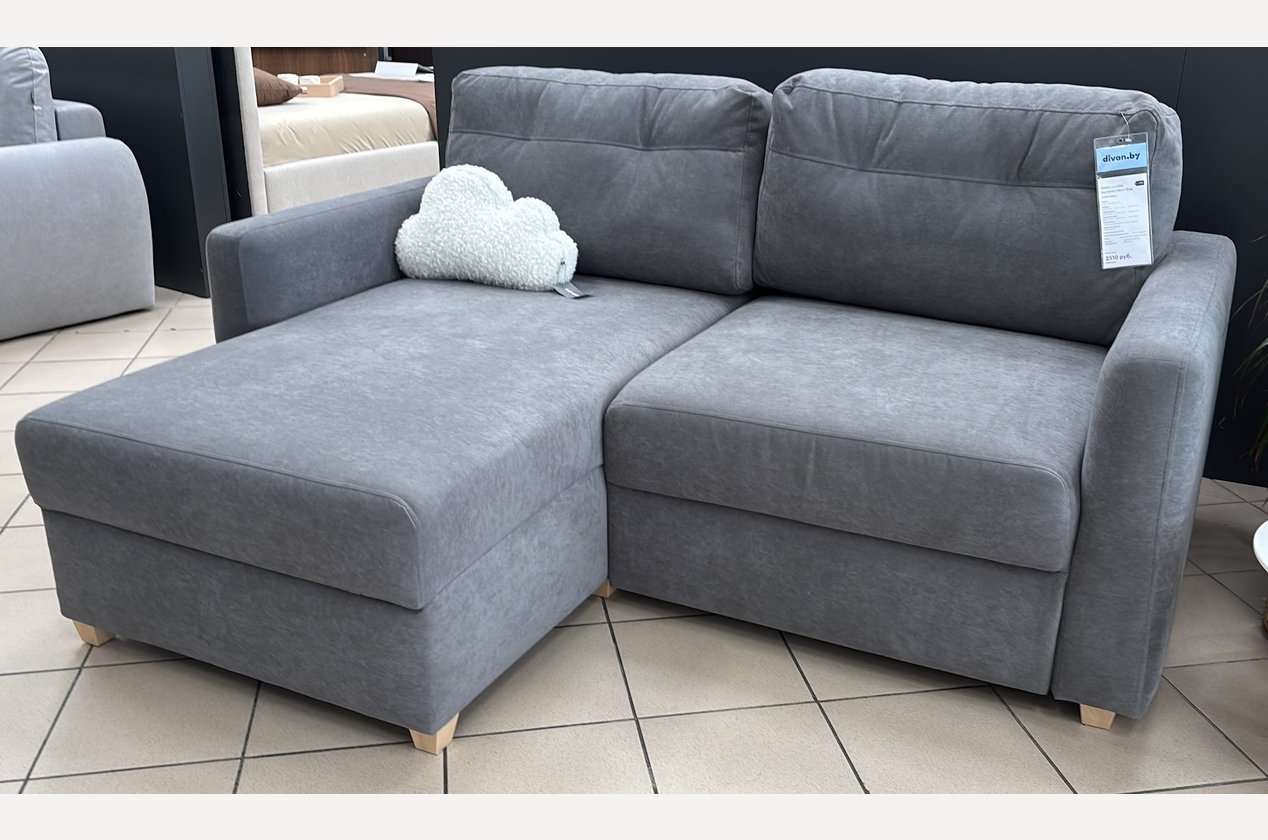Диван угловой Бруквиль Velvet Grey - фото 2
