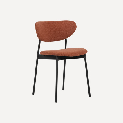 Стул Алекс Букле Терракотовый/Черный