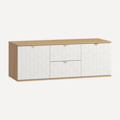 ТВ-тумба Монблан-1 Angle Milk Oak