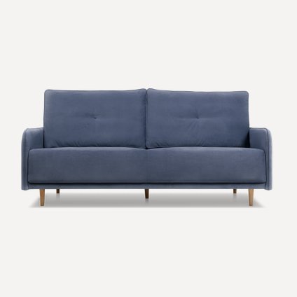 Диван прямой Арил Velvet Navy Blue