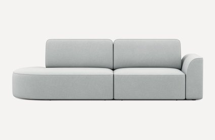 Диван модульный Спейс-М 1 Lazy Silver