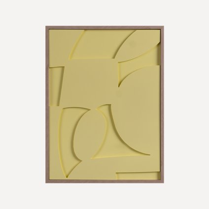 Картина Рельеф Желтый 45x60
