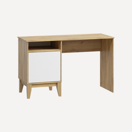 Письменный стол Гритон 131x52 Белый/Дуб Золотистый