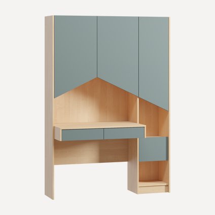 Письменный стол Пенни-2 Plywood Mint