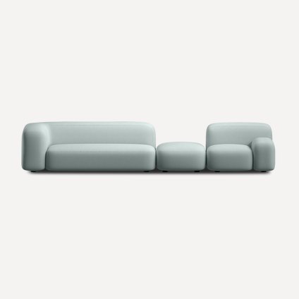 Диван модульный Риббл-4 Bucle Mint