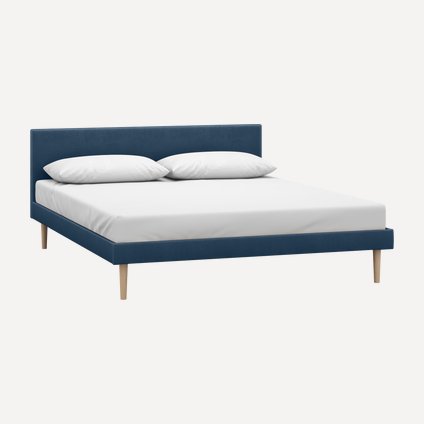 Кровать Гама 160 Velvet Navy Blue
