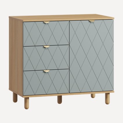 Тумба Теджонс-1 Diamond Mentol Oak