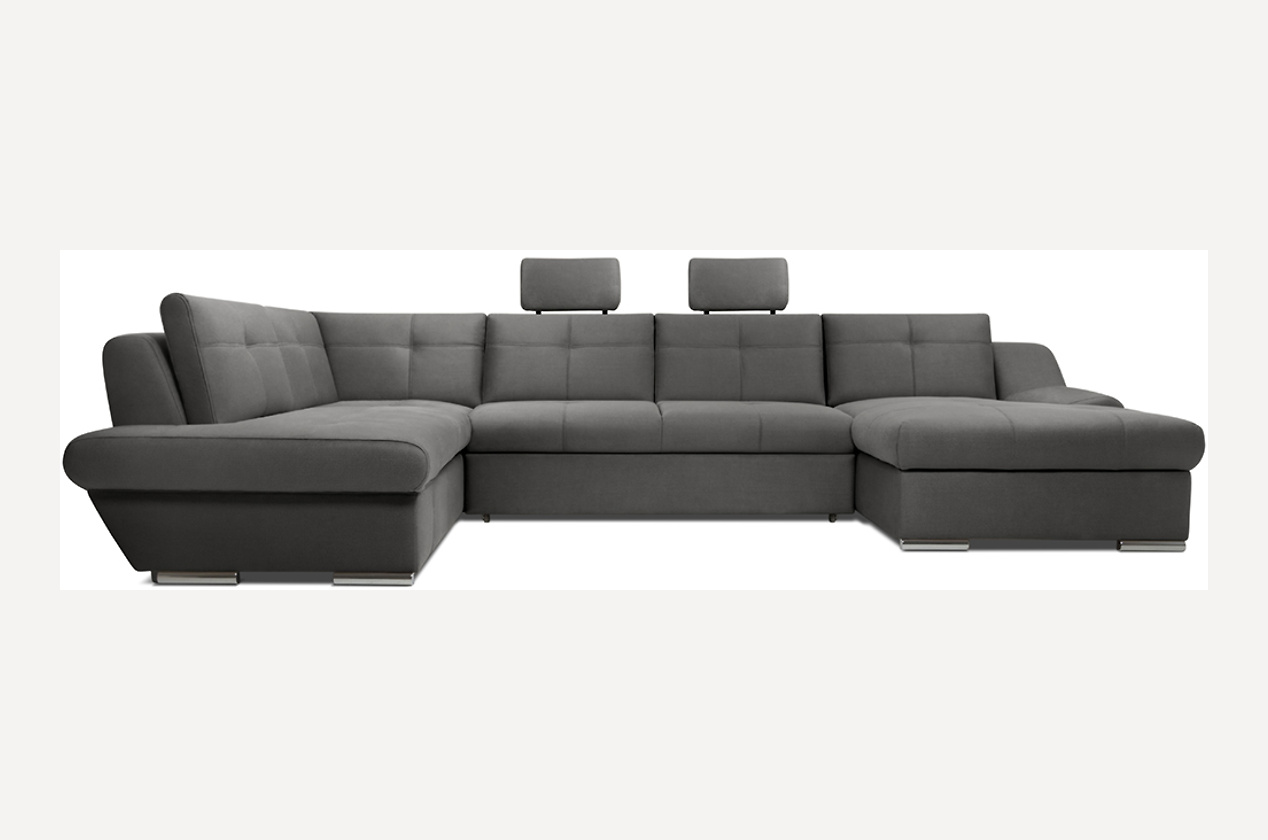 Модульный диван Ванкувер-2 Velvet Grafit – купить в Москве по цене 125 ...