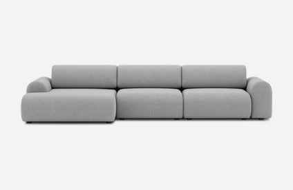 Диван модульный Маиль-3 Bucle Silver
