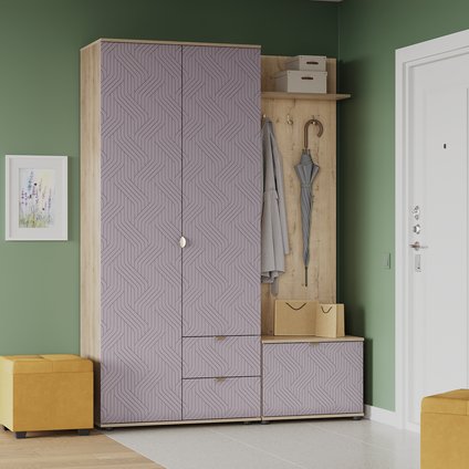 Модульная прихожая Монблан-1 Fancy Lavanda