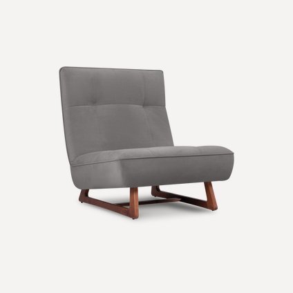 Кресло Рибс Velvet Grey