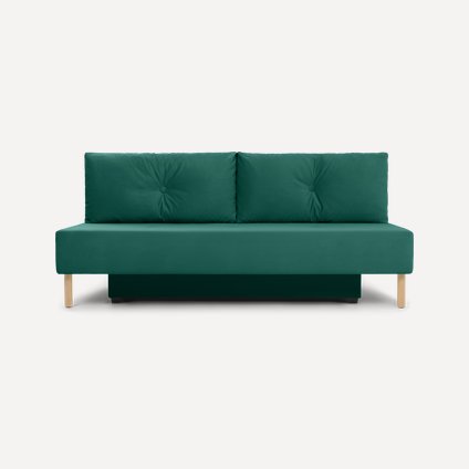Диван прямой Берг Velvet Emerald