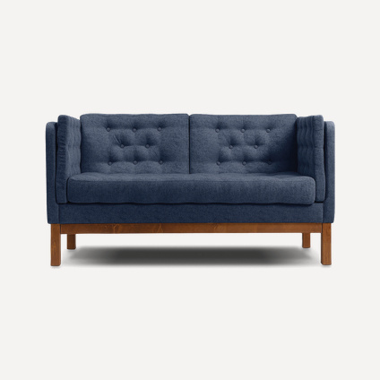 Диван прямой Айверс Textile Blue